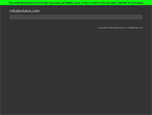 Tablet Screenshot of logitech.rebatestatus.com